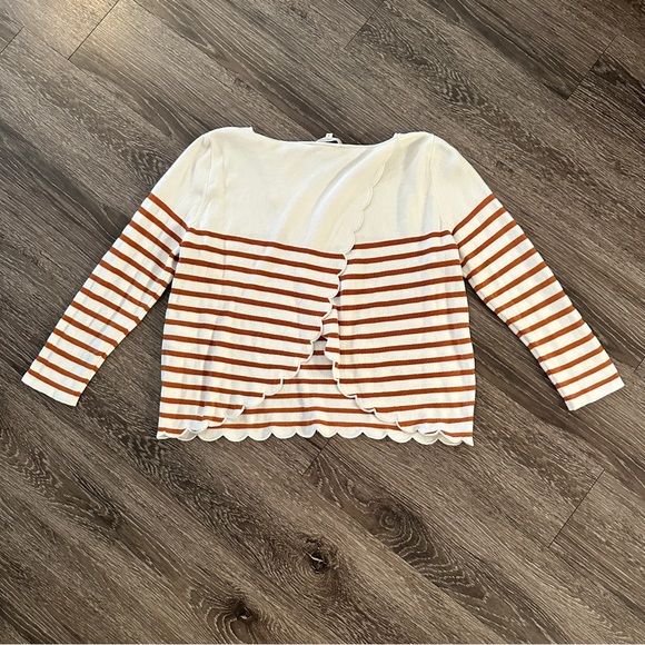 Sezane Corentine Stripe Scallop Sweater - Picture 11 of 11